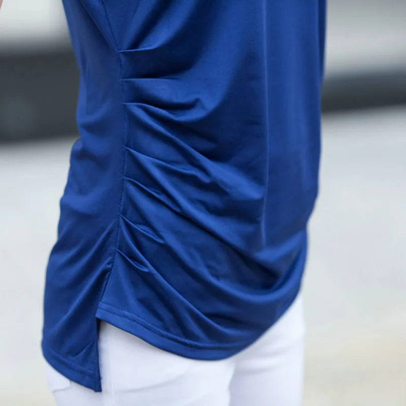 Летние Для женщин футболка корейский рукав летучая мышь Vegan Топы корректирующие