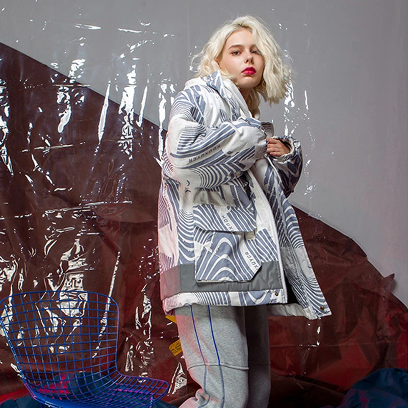 Новинка 2019 модная зимняя хлопковая парка с капюшоном женские куртки уличная