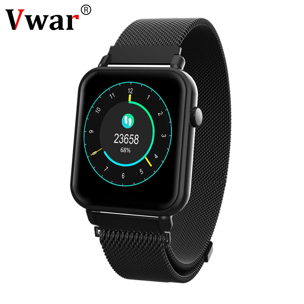 Vwar V66 Смарт часы для мужчин кровяное давление IP67 Водонепроницаемый фитнес трекер