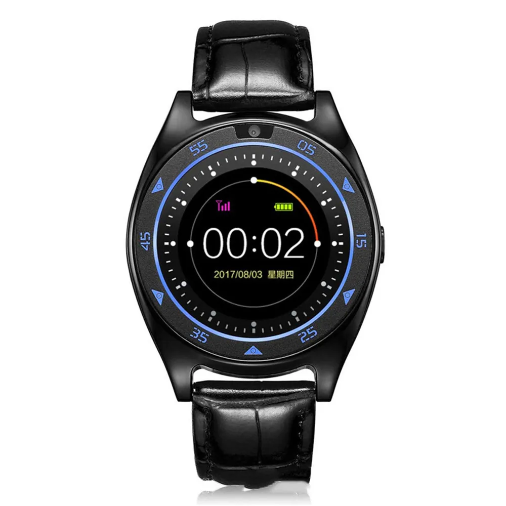 TQ920 smart watch для телефона android мода круглый экран Спорт шаг сна сердечный ритм