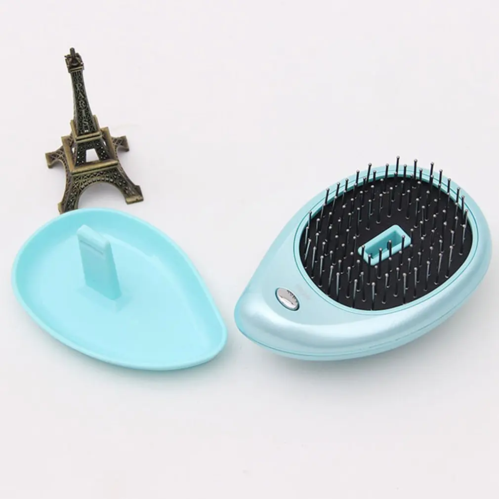 Портативная Мини электрическая ионная расческа для волос на вынос звуковая