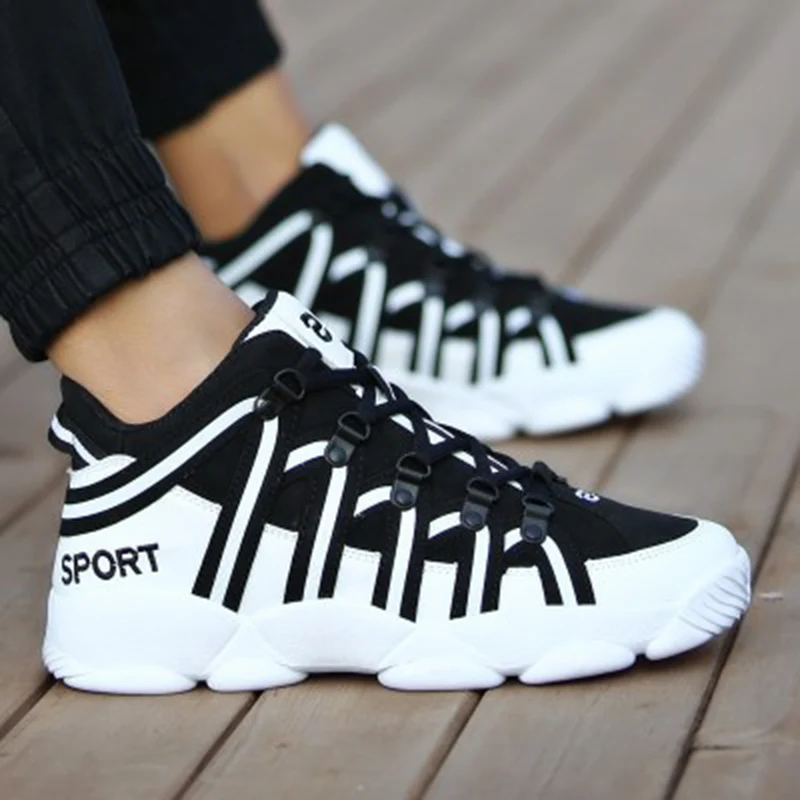 

Plus Size 35-47 High Quality 2019 New Men Shoes Men Casual Shoes Unisex Light Weige Breathable Fashion Male Shoes Sneaker NO.195