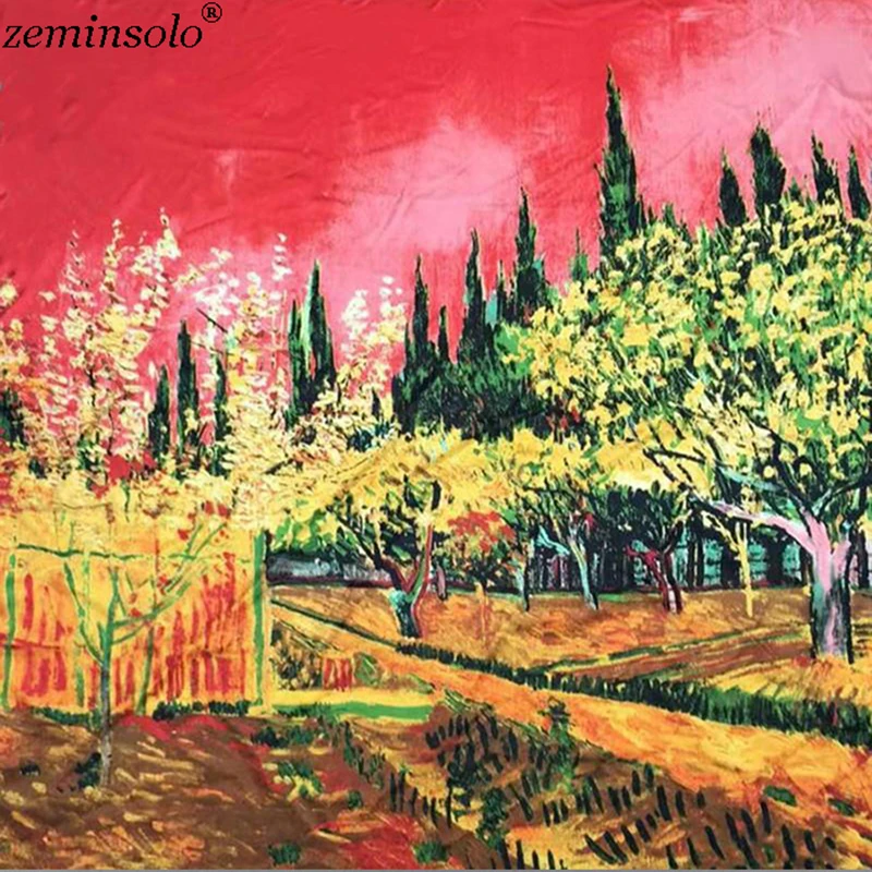 Рисунок 6 - 130*130 см шелковый шарф