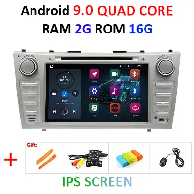 DSP ips 4G ram 64G rom Android 9,0 AV выход автомобильный dvd-плеер для Toyota Camry 2007 2008 2009 2010 gps-навигация, радио, стерео - Цвет: 9.0 2G 16G