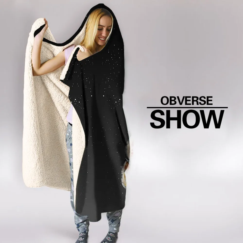 Креативное Флисовое одеяло с капюшоном и грейпфрутом | Дом сад