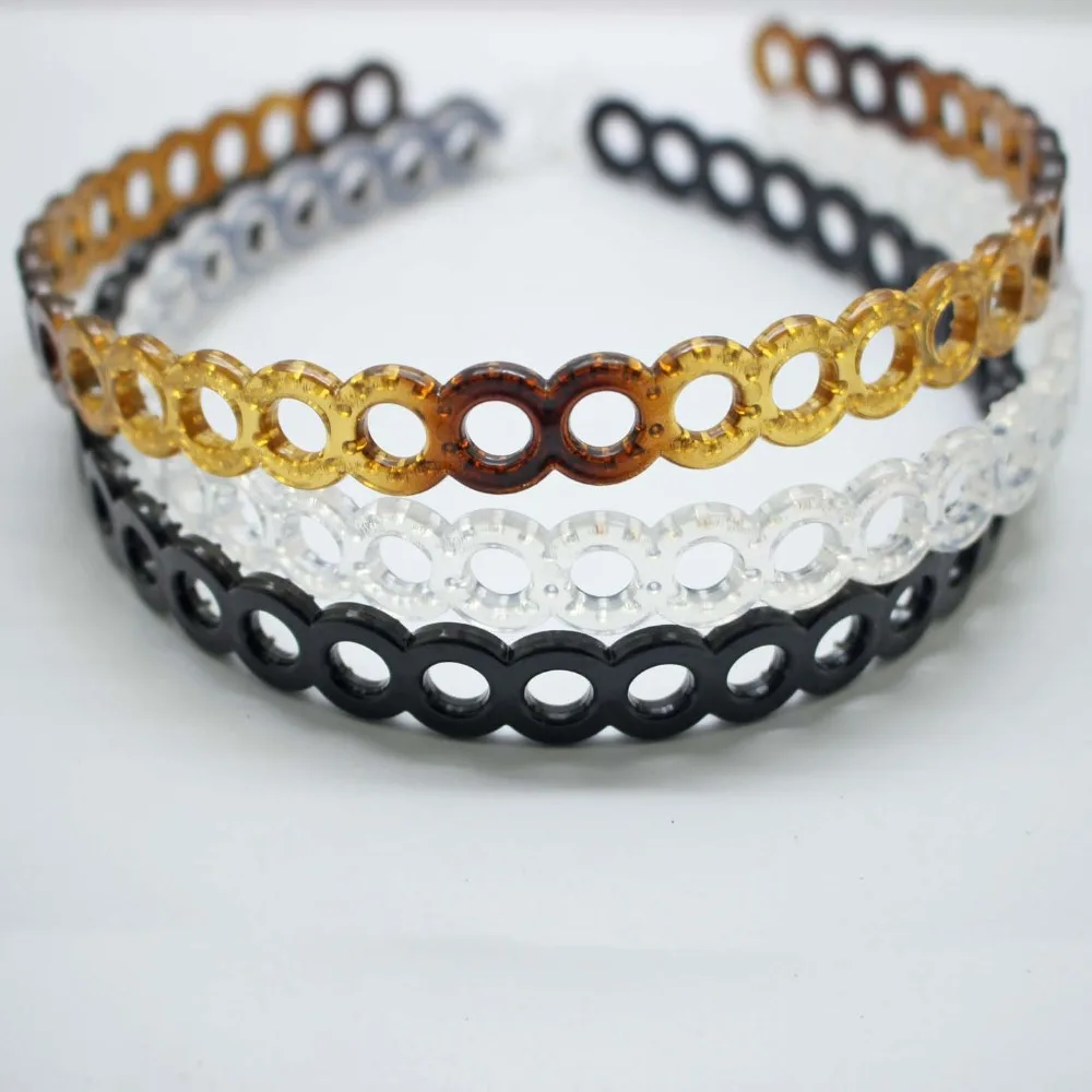 Оптовая продажа 3 шт./лот белый и черный черепаховый обруч для волос ежедневное