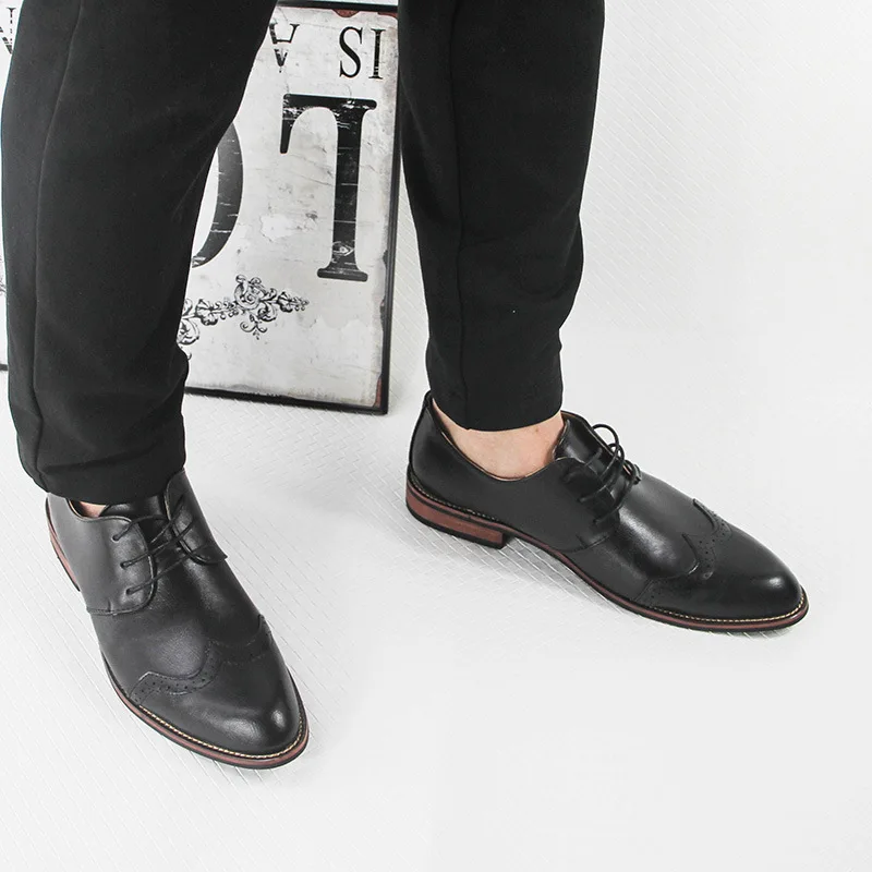 Men Designer Shoes Spring Leather High Quality Brand Comfortable Fashion #MPX8116166 | Обувь