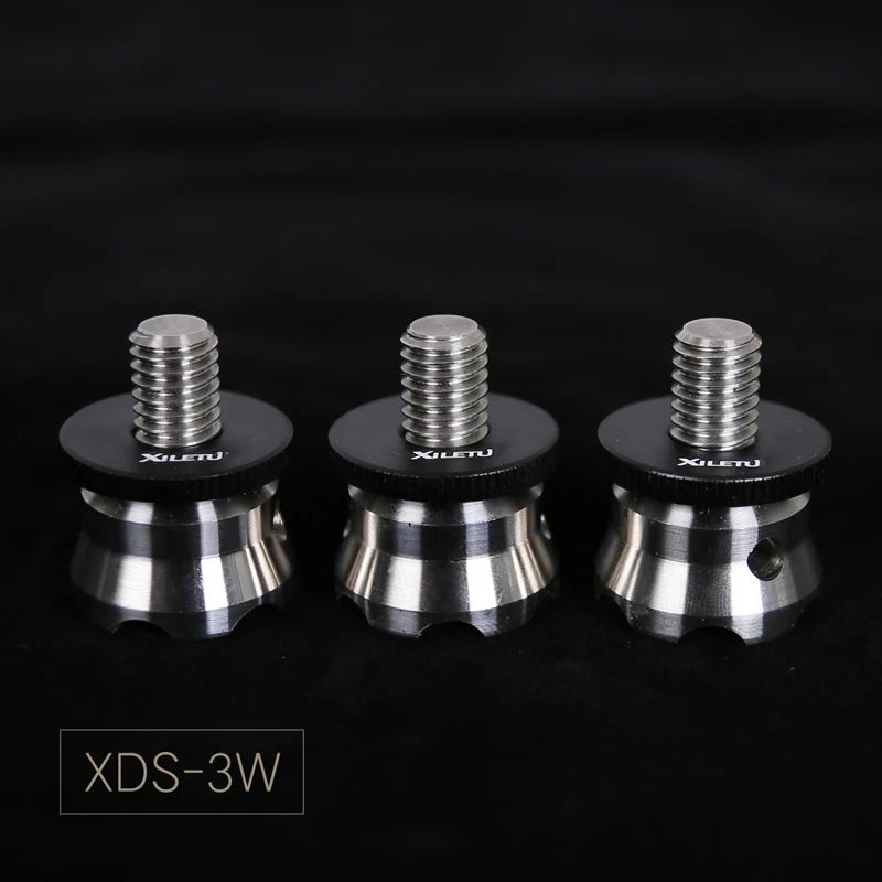 3 шт. XILETU XDS-3W 3/" дюймовый нескользящий штатив из нержавеющей стали шип для Manfrotto Gitzo RRS SIRUI BENRO