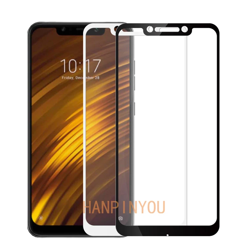 10 шт./лот для Xiaomi Pocophone F1 / Poco 6 18 дюйма 5D полное клеевое Покрытие Закаленное стекло