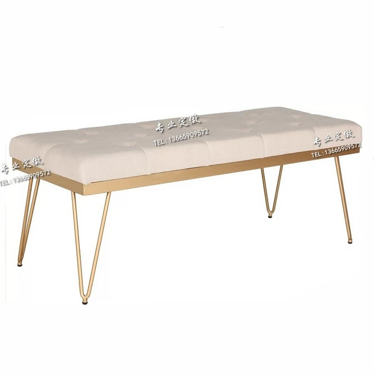 Скандинавские туфли скамейка из кованого железа в полоску креативная диван
