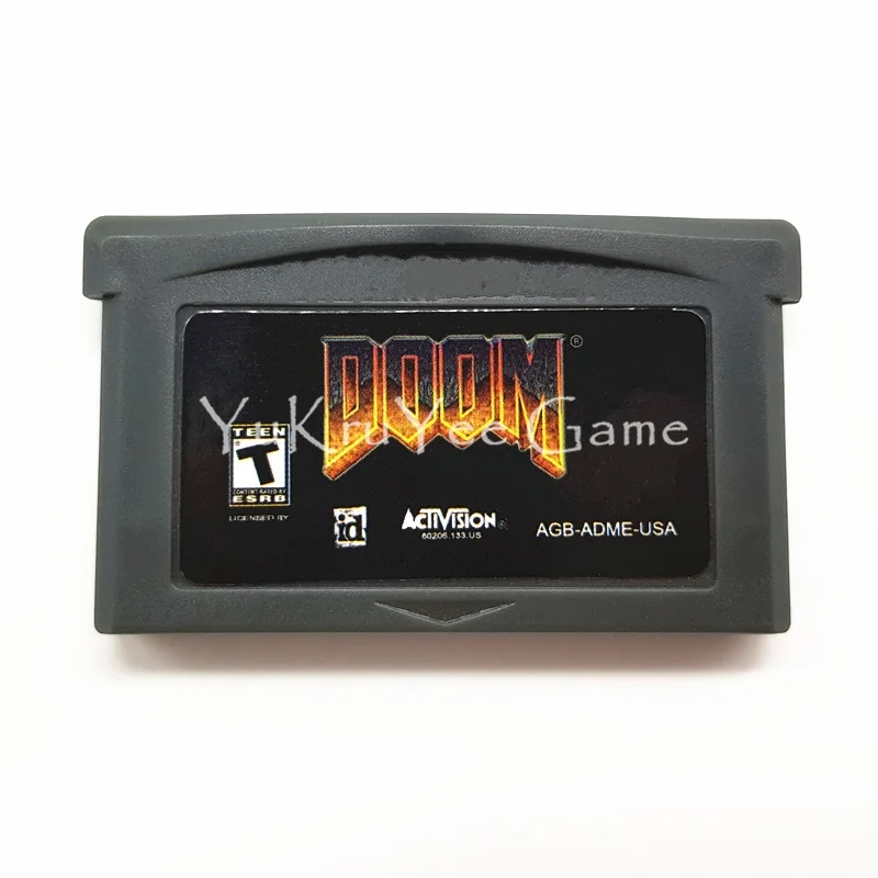 Doom US Doom серии видеоигры карты памяти картридж для 32 бит консоли аксессуары английский язык - Цвет: Doom US