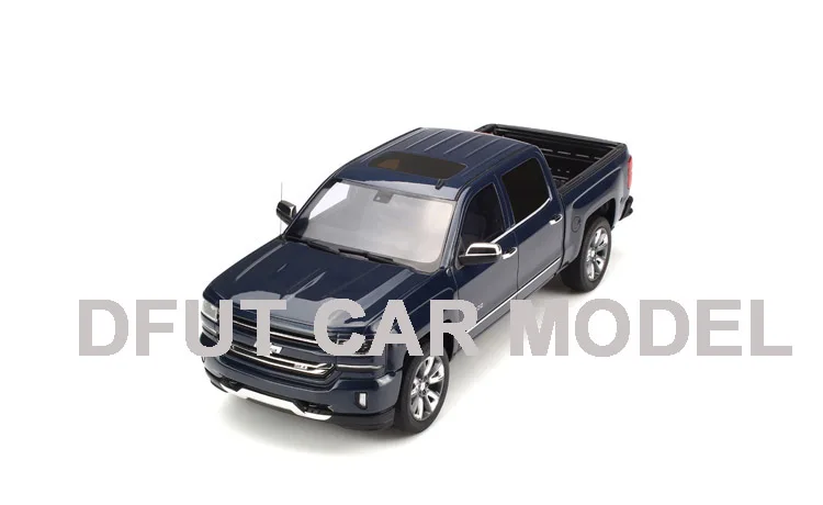 Игрушечный автомобиль из 1:18 сплава Silverado модель автомобиля Детские игрушечные машинки оригинальные авторизованные Аутентичные детские игрушки