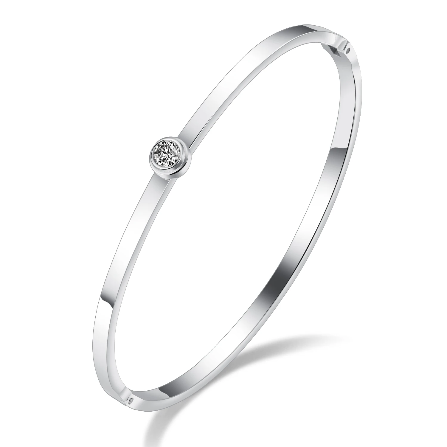 Бренд JHSL женские браслеты из нержавеющей стали с инкрустацией небольшой