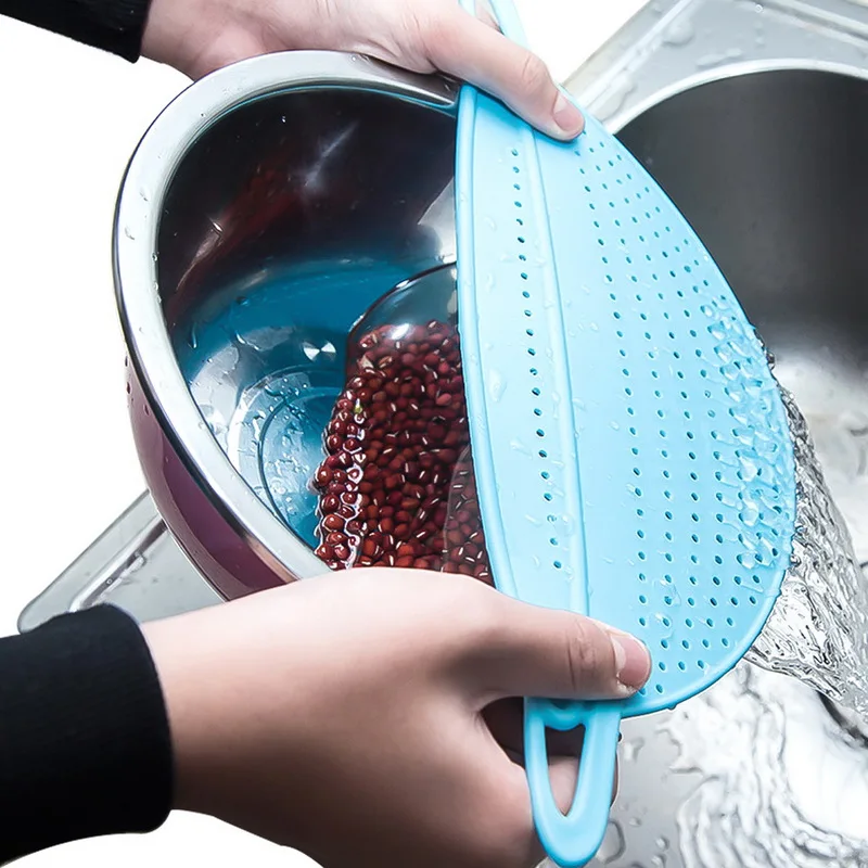 Hoomall рисовая сливная доска горшок Воронка ситечко фильтры для воды Ручка Тип