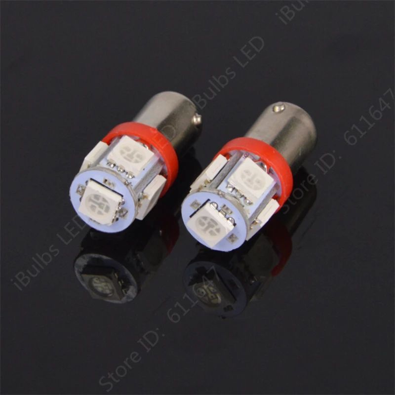 100 шт. высокое качество BA9S 434 T4W 5 светодиодный 5050 SMD H6W авто Интерьер Лампы для чтения купольная лампа AC/DC 12V 24V