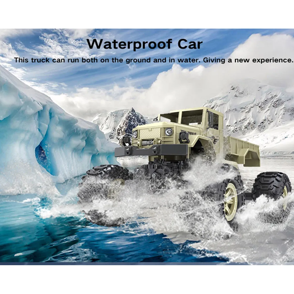 Водонепроницаемый дизайн RC автомобили 1/12 Водонепроницаемый RC Гусеничный внедорожник для пустыни автомобиль RTR грубые дороги пустыни внедорожный альпинистский автомобиль электрические игрушки