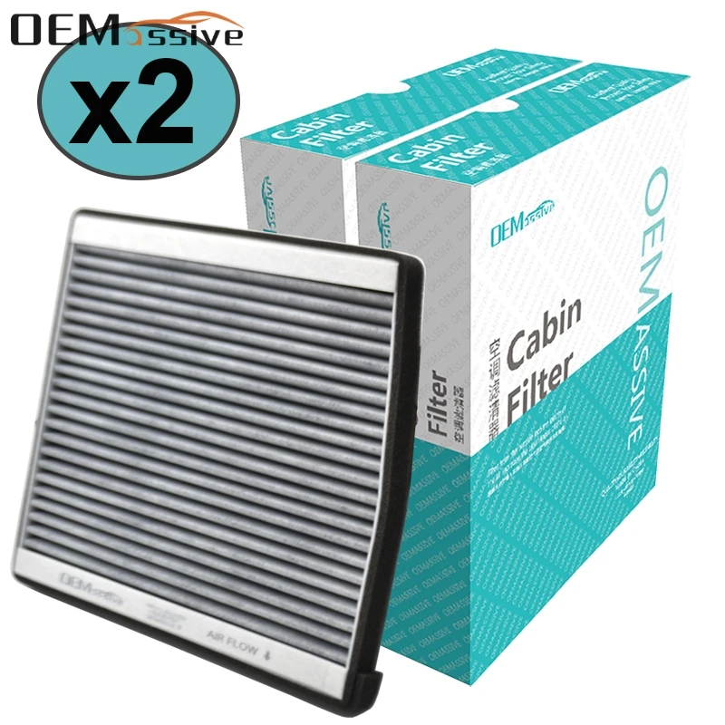 Автомобильный воздушный фильтр с активированным углем 2 шт. для Volvo C70 Convertible S60 S70