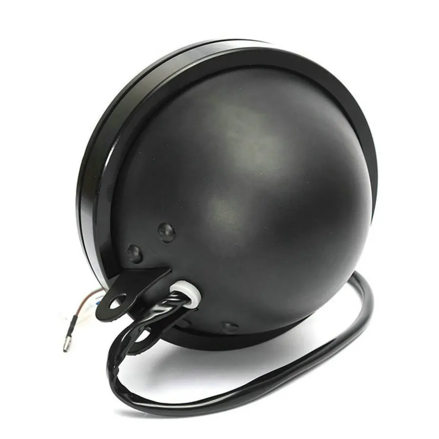 Кафе Racer светильник хром/черный мотоциклетный головной свет лампа Высокий/низкий