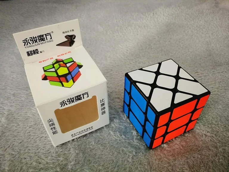 YJ Fisher ручной кубик-Спиннер детские головоломки Развивающие magico Cubo игрушки |