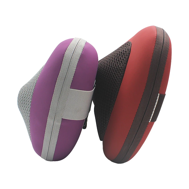BYRIVER Gift Portable Infrared Roller Heat Kneading Shiatsu Massage Pillow Car Home Use Device Neck Massager |
