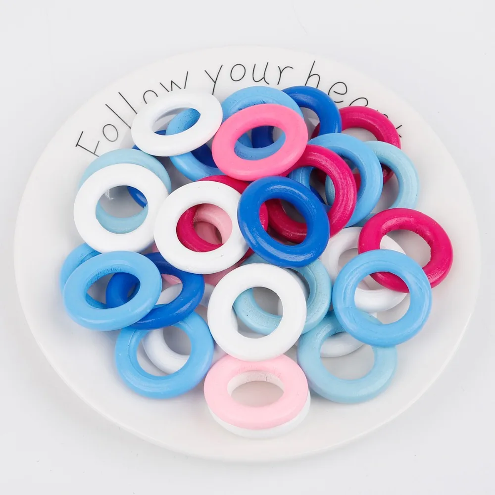 Разноцветные бусины в форме сердца звезды буквы круглые космические деревянные