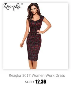Reaqka Women Vintage Office work clothes New Elegant Bow Party Work Sheath Bodycon Wiggle Stitching color Pencil Dress XXL