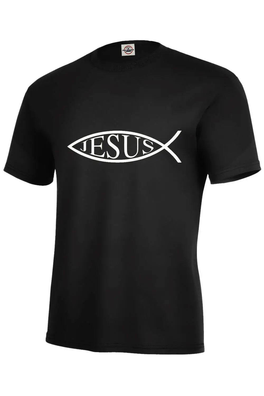 Футболка JESUS символ рыбы крючок на Иисус Христос детская XS2 4 XL18 20 взрослый S