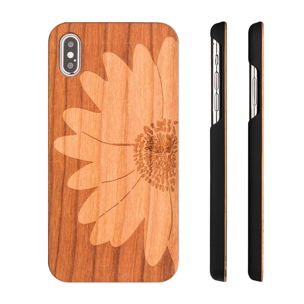 Чехол из натурального дерева+ пластиковый чехол из поликарбоната для iPhone 11 Pro Max XS Max XR X 8 7 6 6S Plus 5 5S SE чехол для телефона