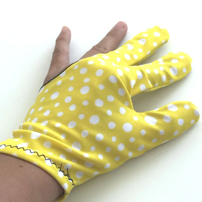 Перчатки для снукера в бассейн Jassinry 2017 цветные перчатки с круглыми точками и