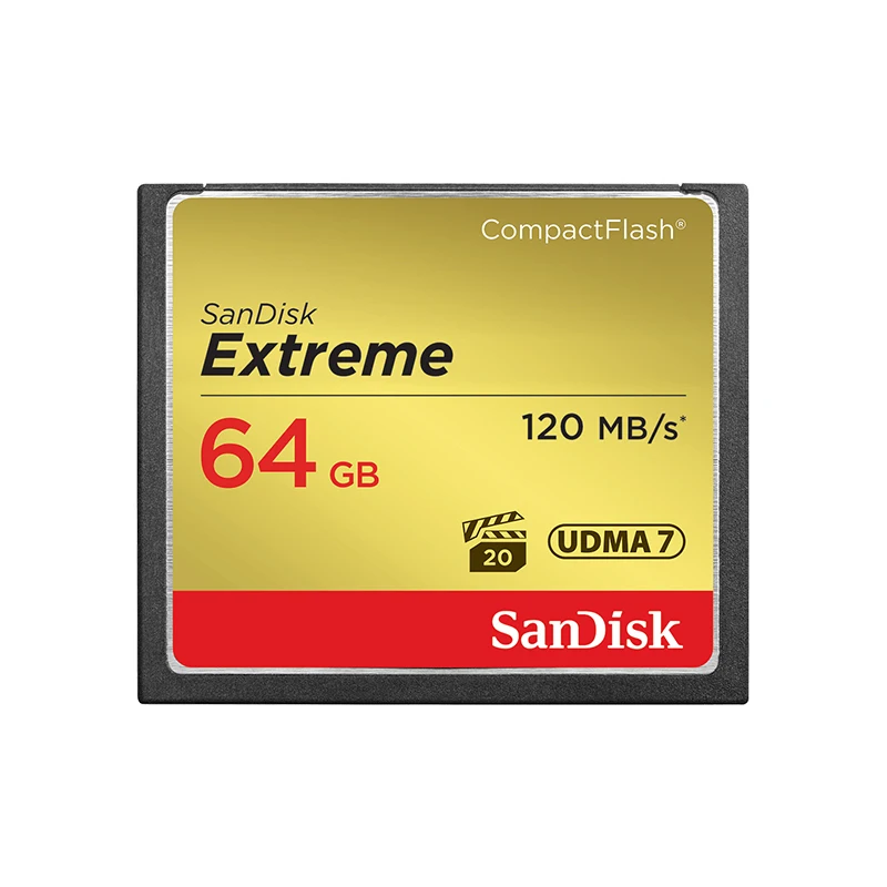 Sandisk компактная флэш карта памяти CF 32 гб 64 128 800X высокоскоростная подходит для
