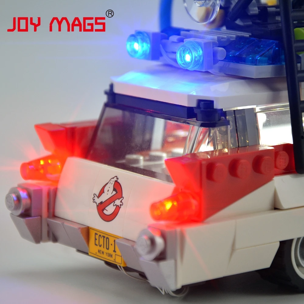 JOY MAGS светодиодный светильник комплект для охотников за привидениями Ecto-1 светильник набор совместим с 21108(не включает модель