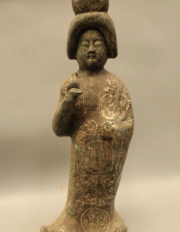 25 &quotДревний Китай Династия Китайский Дворец Бронзовый Серебро Красивой