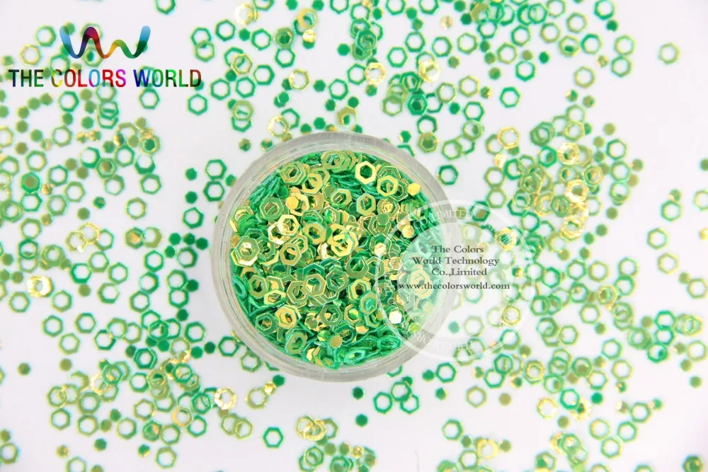 LJ4 7 удивительные шестигранные блестки для дизайна ногтей или украшения своими