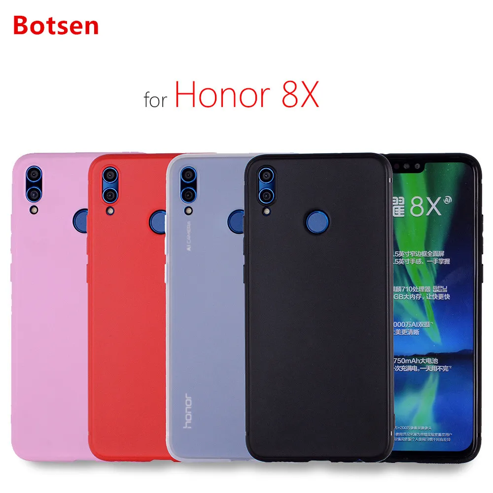 Для huawei honor 8x чехол 6 3 &quotдюймовый Силиконовый для coque etui на мобильный телефон