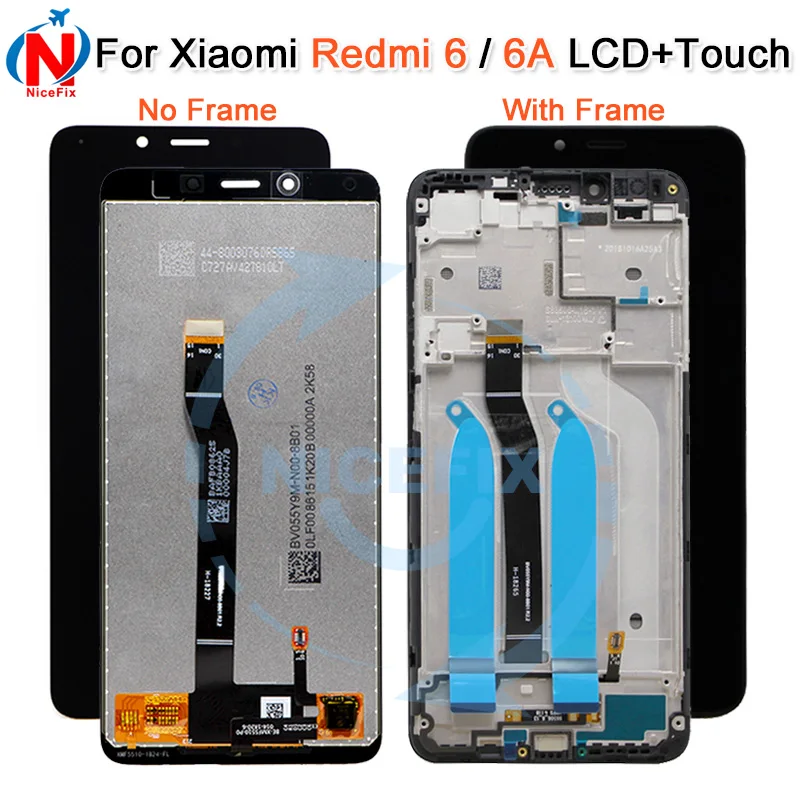 ЖК дисплей с сенсорным экраном для XIAOMI Redmi 6A дигитайзер рамкой сенсорный