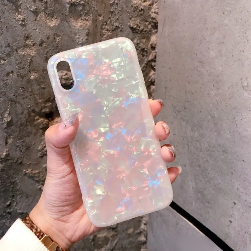 Блестящий чехол с рисунком блестящий кристально чистый мягкий из ТПУ для