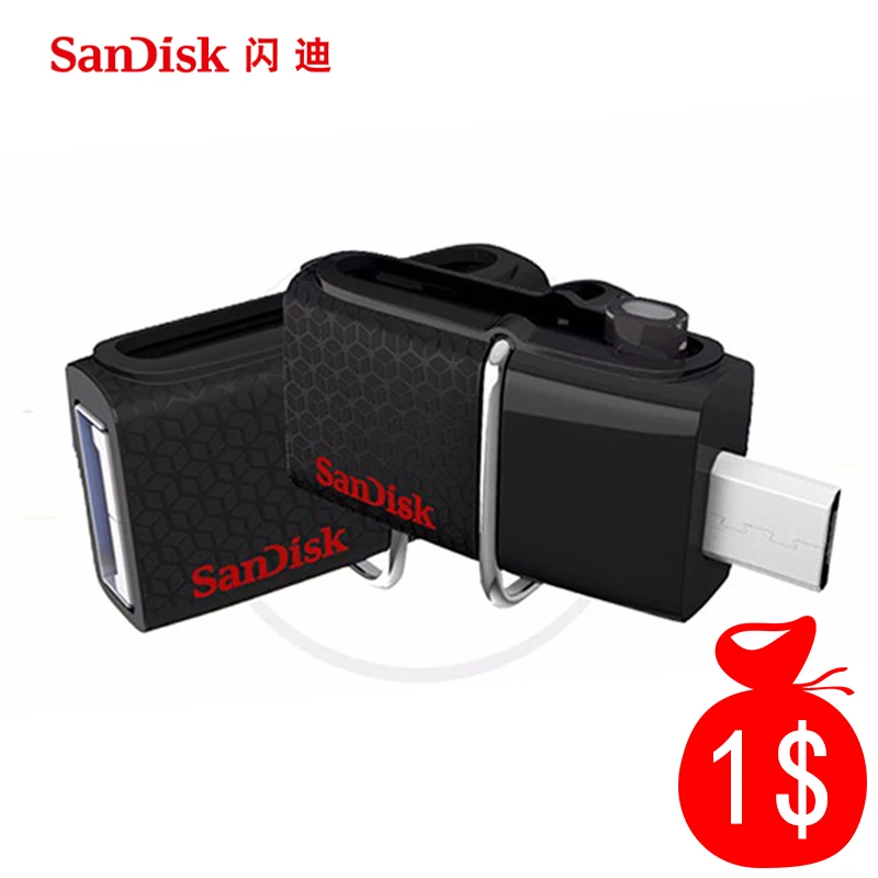 SanDisk USB флеш накопитель 128 Гб 64 ГБ 32 16 8 256 карта памяти 3 0 диск U с MicroUSB|sandisk usb flash drive|u