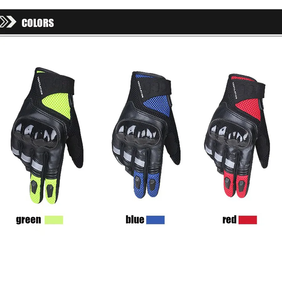 

SCOYCO 21 Motorcycle Gloves Touch Screen Wearproof Protective Moto Gloves Reflective Biker Gloves Reinforced Race Gloves MC62