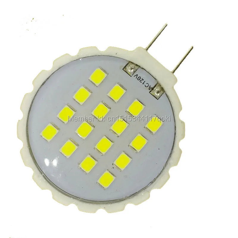 G8 3W 16SMD 2835 AC110V 300 350LM теплый белый или декоративный светодиодный двухконтактный