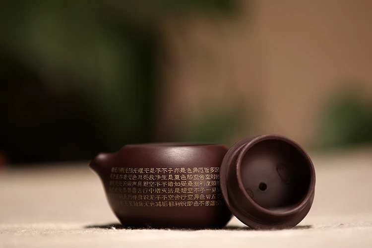 100 ml подлинный исинский чайник мини Чай ware буддистские скульптуры Xishi горшок из китайской фиолетовой глины горшок чайный набор кунг-фу заварочный чайник; чай Pet