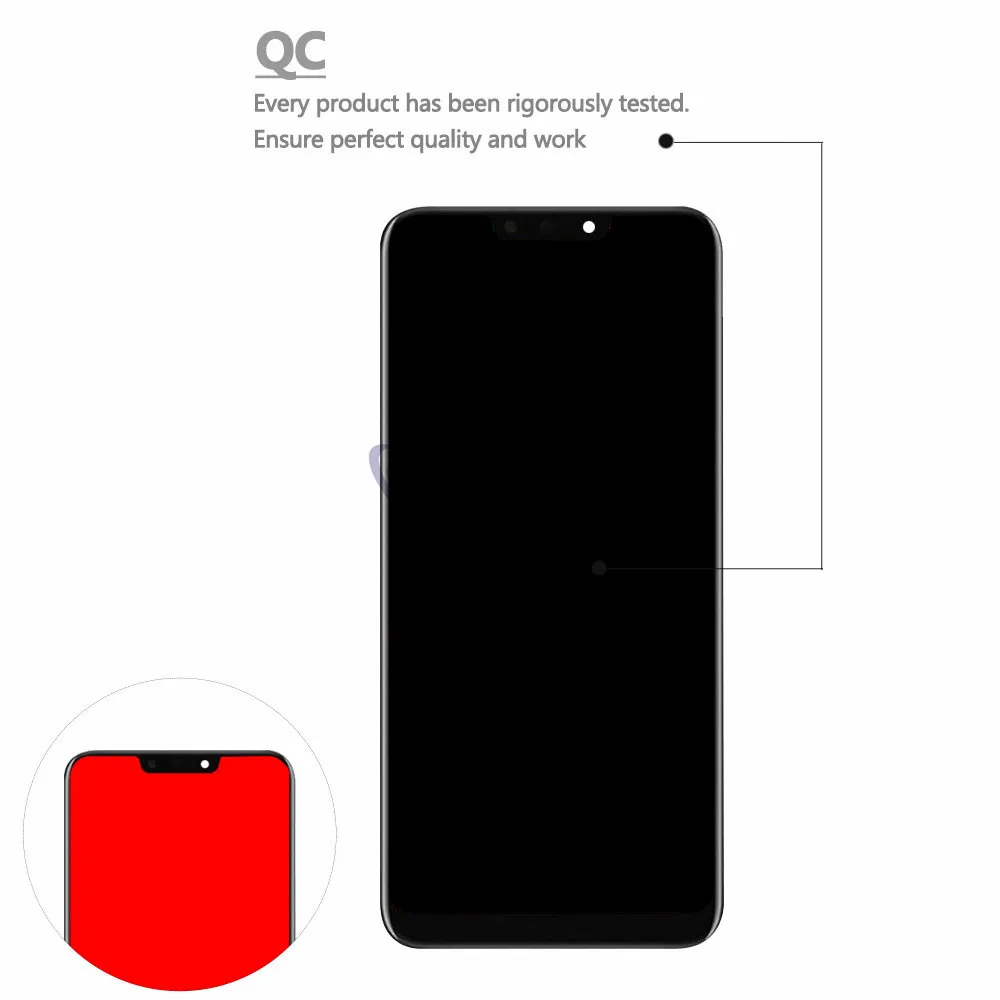 Оригинальный ЖК дисплей для Huawei Honor 8C сенсорный экран с дигитайзером в сборе Paly