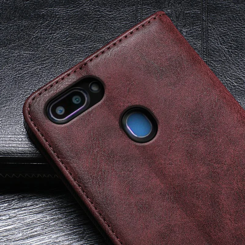 Чехол для телефона OPPO Realme 2 кожаный флип чехол роскошный защитный Realme2 Fundas с