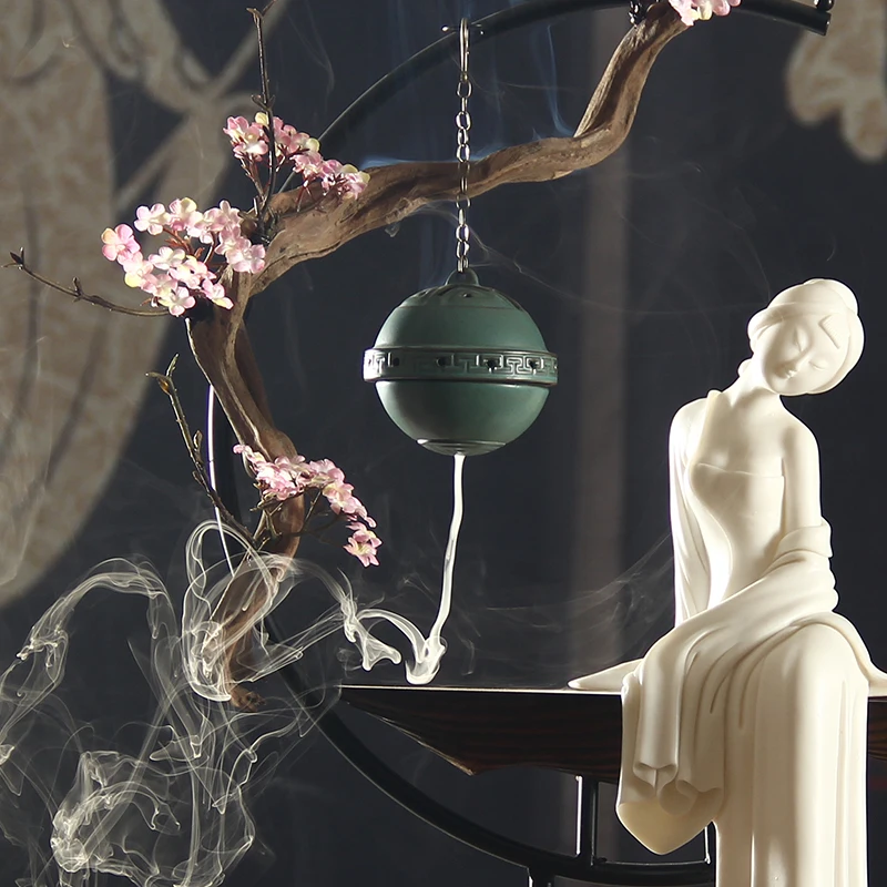 1 шт. керамика полые винтажный узор китайский стиль домашний декор благовония