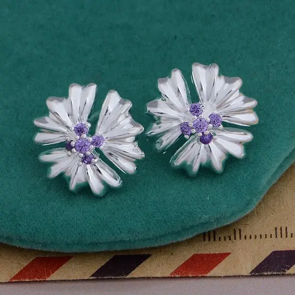 AE656 серьги из стерлингового серебра серебряный цвет модные ювелирные изделия