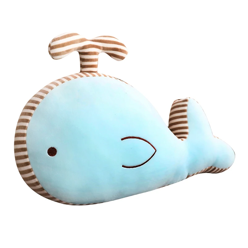 Хит новинка 1 шт. 50 см Kawaii плюшевые игрушки морская рыба кукла синий и розовый КИТ