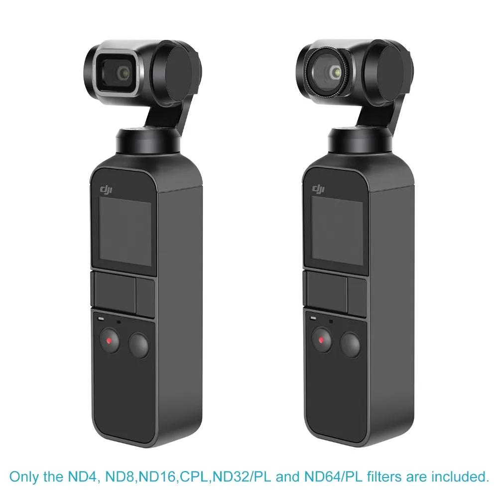 Набор Магнитных фильтров Neewer для объектива камеры DJI Osmo Pocket включает фильтры ND4 ND8