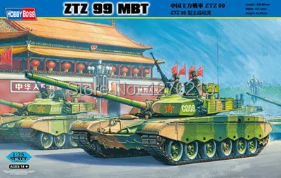 Босс хобби 1/35 82438 китайский ZTZ-99 основной боевой танк MBT модель влево/вправо