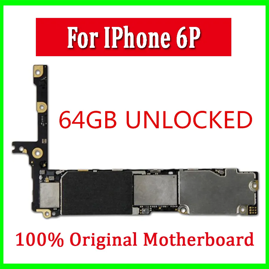 Для iPhone 6 plus материнская плата без Touch ID 100% оригинальная разблокированная для