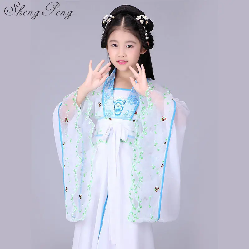 Женский винтажный костюм Hanfu топ для китайского фолк сценический