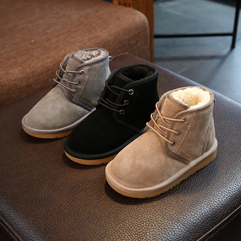 Г.; зимние ботинки для мальчиков; chaussure; плоская подошва; замша; теплые; натуральная кожа; школьная обувь; очень мягкие и удобные; для детей 1-9 лет